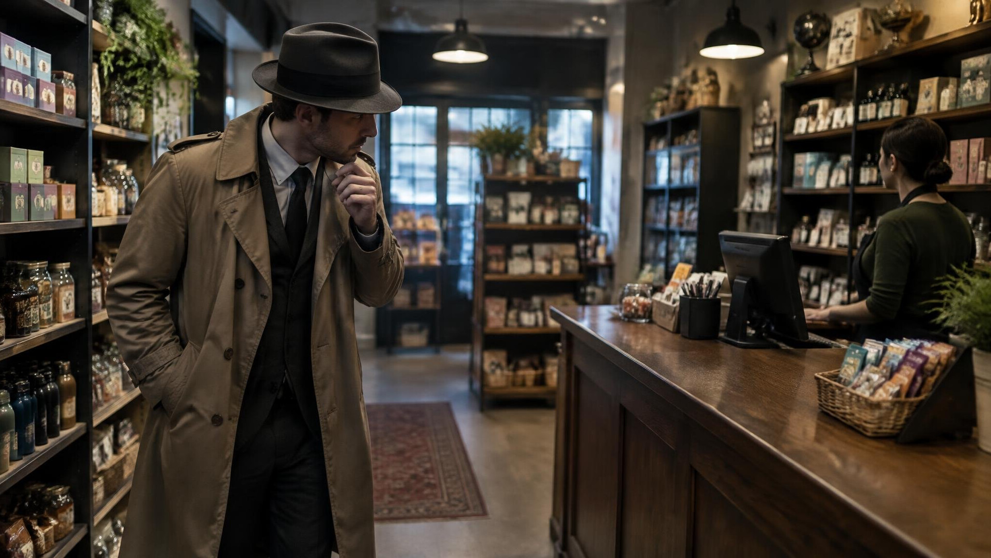 mystery shop interior